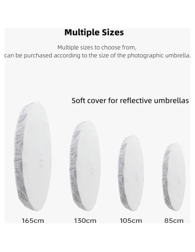 Difusor de Luz Suave Godox DPU-165T 165cm Blanco para Paraguas