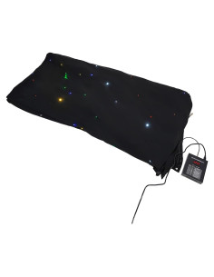 Fondo de Escenario LED 4x4m POIOKLJRE con Cortinas de Estrellas