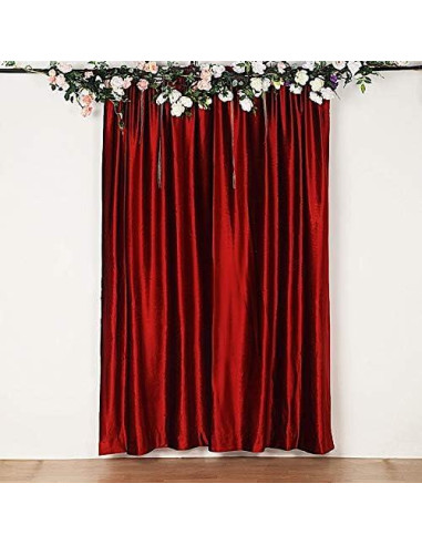 Cortina de Fondo de Terciopelo BalsaCircle 2.44x2.44m para Eventos