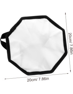 Difusor Softbox Tofficu 20x20cm para Fotografía de Retratos 2