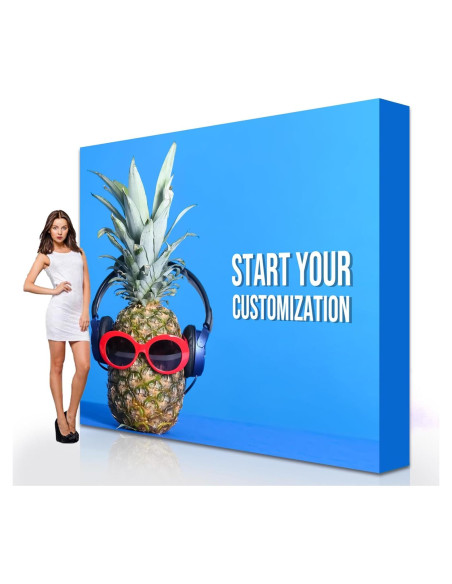 Stand de Exhibición Emergente ZORUMOI 2.29x2.29m Personalizable