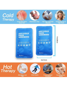 Paquete de Hielo de Gel Reutilizable HI FINE CARE 11.4 cm 2