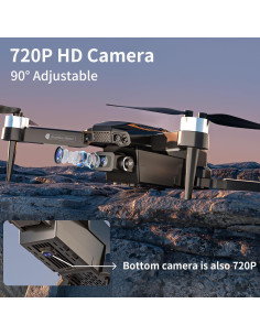 Drone F198 Suangrc con Cámara 720P HD, Plegable y Control Remoto 2