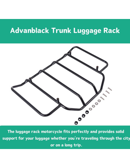 King Tour Pack Advanblack Negro para Harley Touring 2009+