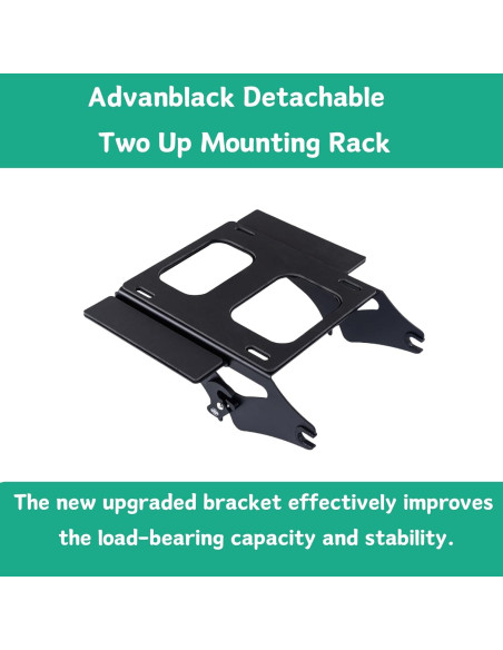 King Tour Pack Advanblack Negro para Harley Touring 2009+