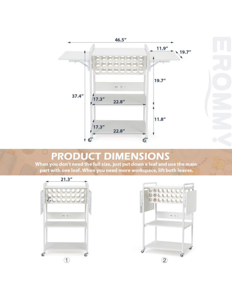 Mesa de Prensa Térmica Plegable EROMMY con Estación de Carga