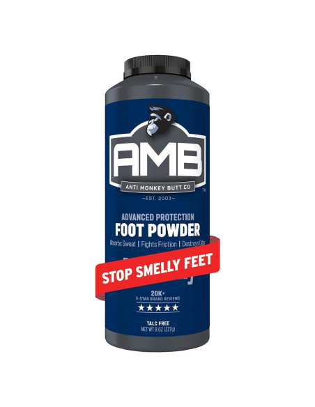 Polvo para Pies Anti Monkey Butt 226.8 g - Alivio Olores y Picazón