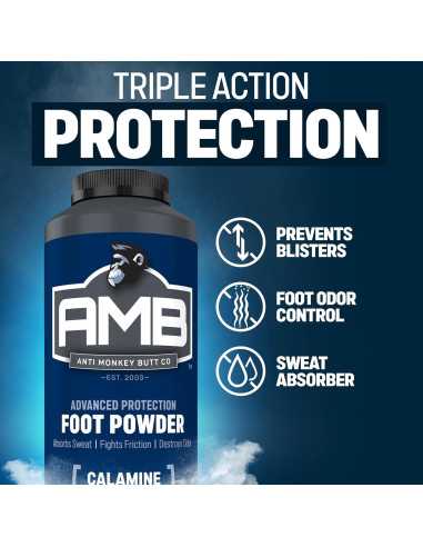 Polvo para Pies Anti Monkey Butt 226.8 g - Alivio Olores y Picazón