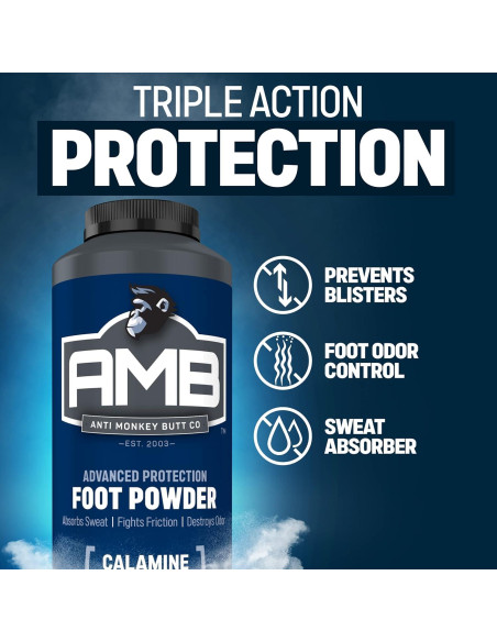 Polvo para Pies Anti Monkey Butt 226.8 g - Alivio Olores y Picazón