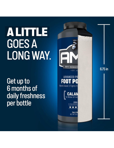 Polvo para Pies Anti Monkey Butt 226.8 g - Alivio Olores y Picazón
