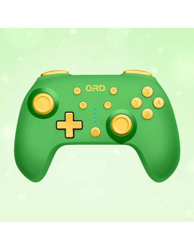 Controlador Inalámbrico QRD Junior E5 Verde para Switch