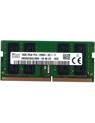 Módulo de Memoria RAM 16GB DDR4 Hynix HMA82GS6CJR8N 2666MHz