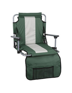 Asiento de Estadio Plegable Stansport Verde con Brazos
