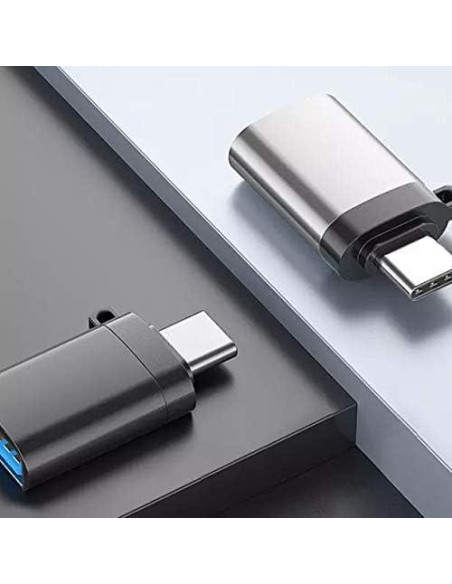 Cable Adaptador USB-C a USB-A BoxWave para ONYX BOOX Tab Ultra C Pro - Paquete de 2