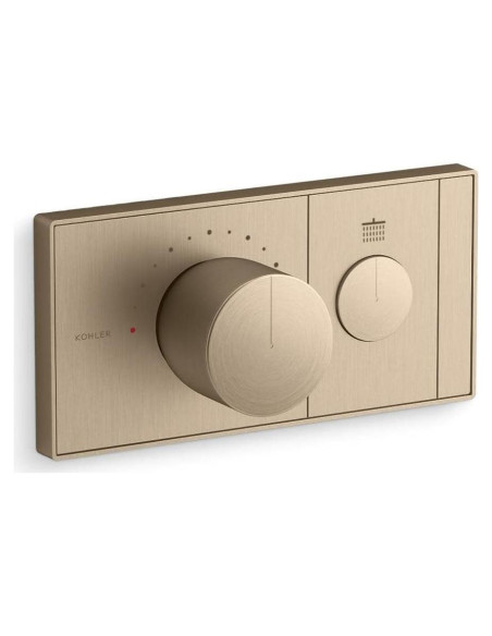 Control de Válvula Termostática Empotrada Kohler Anthem Bronce