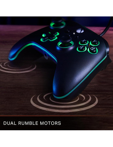 Controlador con cable PowerA Advantage Xbox Series X|S RGB