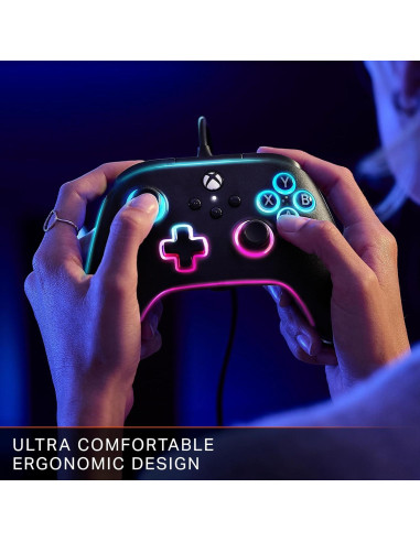 Controlador con cable PowerA Advantage Xbox Series X|S RGB