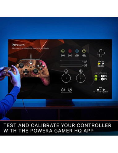 Controlador con cable PowerA Advantage Xbox Series X|S RGB