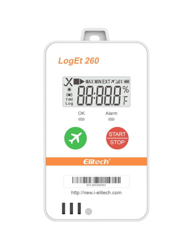 Registrador de Datos de Temperatura y Humedad Elitech Loget260