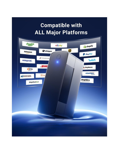 Impresora de Etiquetas Térmicas Bluetooth WCZ 4x6 Inalámbrica