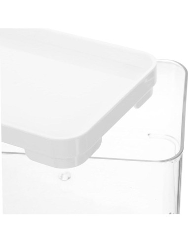 2 Cajas Organizadoras de Lavandería Hemobllo Transparentes 14x10cm