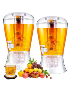 Dispensador de Bebidas Maxcheck 2 Piezas 6.8L Acrílico