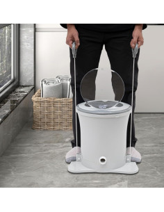 CNCEST Mini Lavadora Deshidratadora Manual 9L Blanca 2
