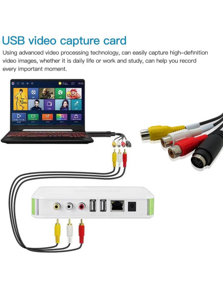 Convertidor Digital de VHS a DVD NGHTMRE USB 2.0 2024