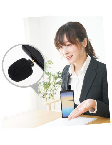 Micrófono portátil VICASKY con cancelación de ruido 4cm