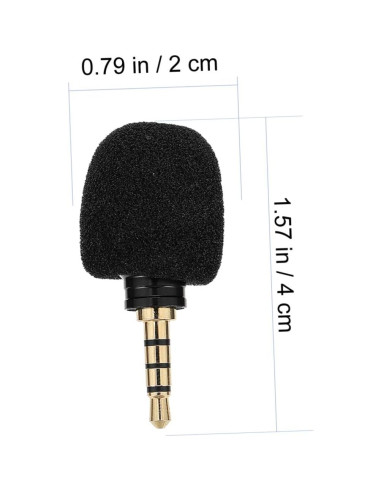 Micrófono portátil VICASKY con cancelación de ruido 4cm