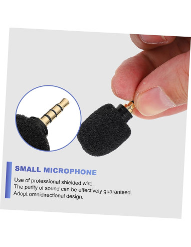 Micrófono portátil VICASKY con cancelación de ruido 4cm