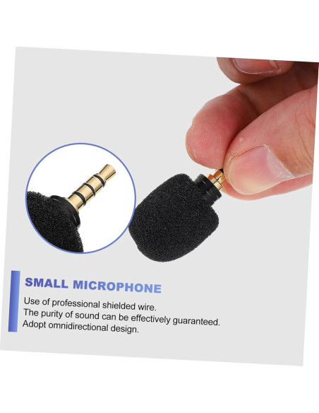 Micrófono portátil VICASKY con cancelación de ruido 4cm