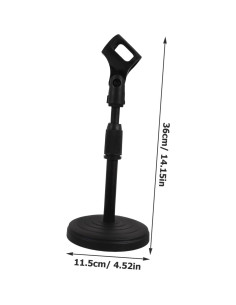 Soporte de Micrófono de Escritorio Ajustable BESPORTBLE Negro 2