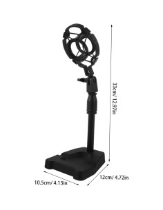 Soporte de Micrófono Ajustable TOYANDONA con Montaje Antivibración 2