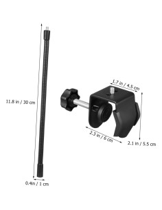 Soporte para Teléfono BESTonZON Metalico 360 Ajustable Negro 2