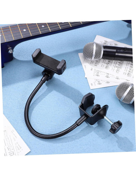 Soporte para Teléfono BESTonZON Metalico 360 Ajustable Negro