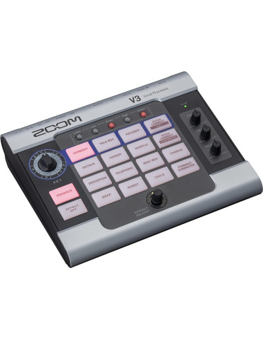 Procesador Vocal Zoom V3 - Efectos de Estudio, Batería AA