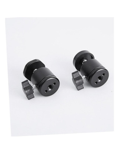 8 Piezas Soporte de Cabeza de Bola Metal para Trípode 1/4"