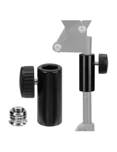 Adaptador de Micrófono Geekria 3/8 y 1/4 Negro - 2 Paquete