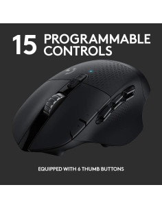 Logitech G604 Ratón Gaming Inalámbrico LIGHTSPEED Negro 2