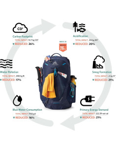 Mochila de senderismo Gregory Maya 25L para mujer, roja 2