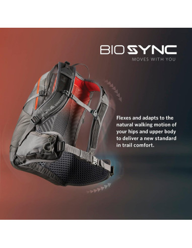 Mochila de senderismo Gregory Maya 25L para mujer, roja