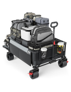 Carro Plegable Timber Ridge 600L Gris con Ruedas Todo Terreno