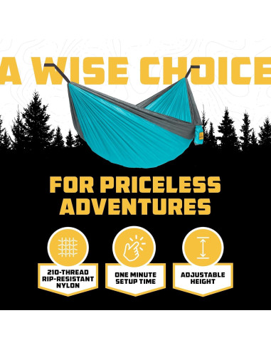 Hamacas de Camping Wise Owl Outfitters Duo - Juego de 2