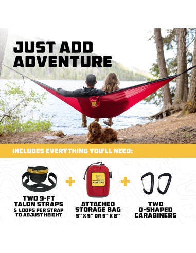 Hamacas de Camping Wise Owl Outfitters Duo - Juego de 2