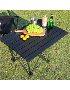 Mesa de Camping Plegable YIKANGHENG 40.6x35.1x29 cm Negra 2