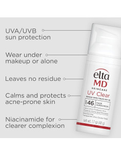 EltaMD UV Clear Protector Solar Facial SPF 46 Sin Aceite 48g 2