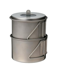 Juego de Cocina Mini Solo Titanio Snow Peak 2 Piezas
