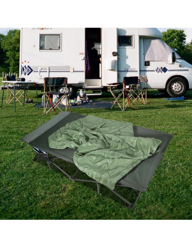 Cama de Camping Plegable REDCAMP Extra Grande 211x99cm 210kg