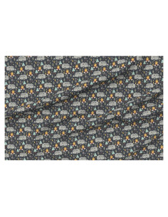 Tela de Algodón Spoonflower Camping Retro 106.68 cm
